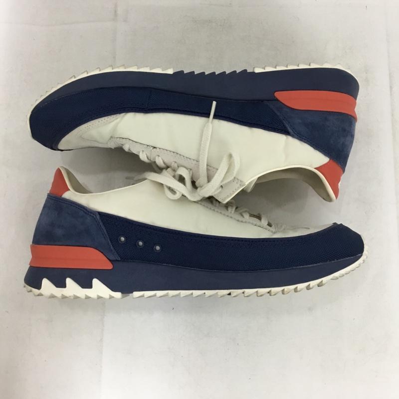 オニツカタイガー ONITSUKA TIGER スニーカー スニーカー 1183A387 HSINTI 28cm 28.0cm ロゴ、文字 紺 / ネイビー / navy X アイボリー / アイボリー / X 赤 / レッド / red メンズ USED 古着 中古 10157464
