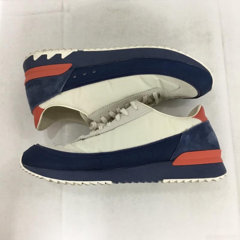 オニツカタイガー ONITSUKA TIGER スニーカー スニーカー 1183A387 HSINTI 28cm 28.0cm ロゴ、文字 紺 / ネイビー / navy X アイボリー / アイボリー / X 赤 / レッド / red メンズ USED 古着 中古 10157464