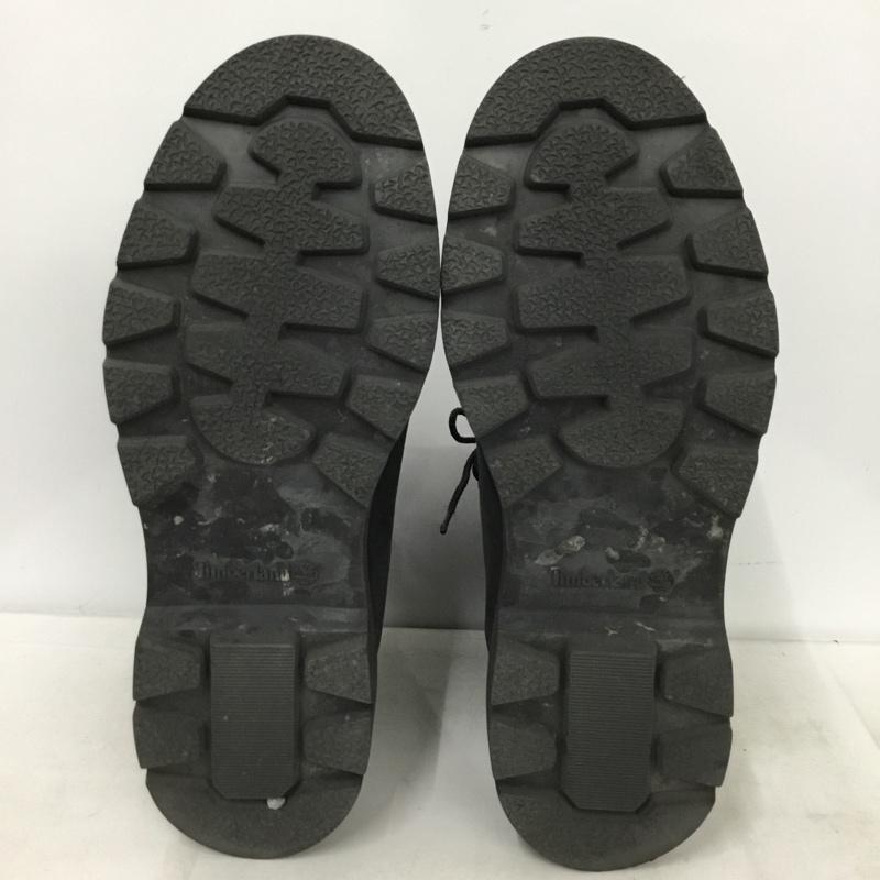 ティンバーランド Timberland ブーツ ショートブーツ 10042 6インチ ベーシックブーツ 8.5W ワンポイント 黒 / ブラック / black メンズ USED 古着 中古 10157465