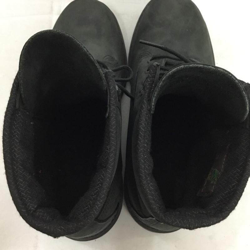 ティンバーランド Timberland ブーツ ショートブーツ 10042 6インチ ベーシックブーツ 8.5W ワンポイント 黒 / ブラック / black メンズ USED 古着 中古 10157465