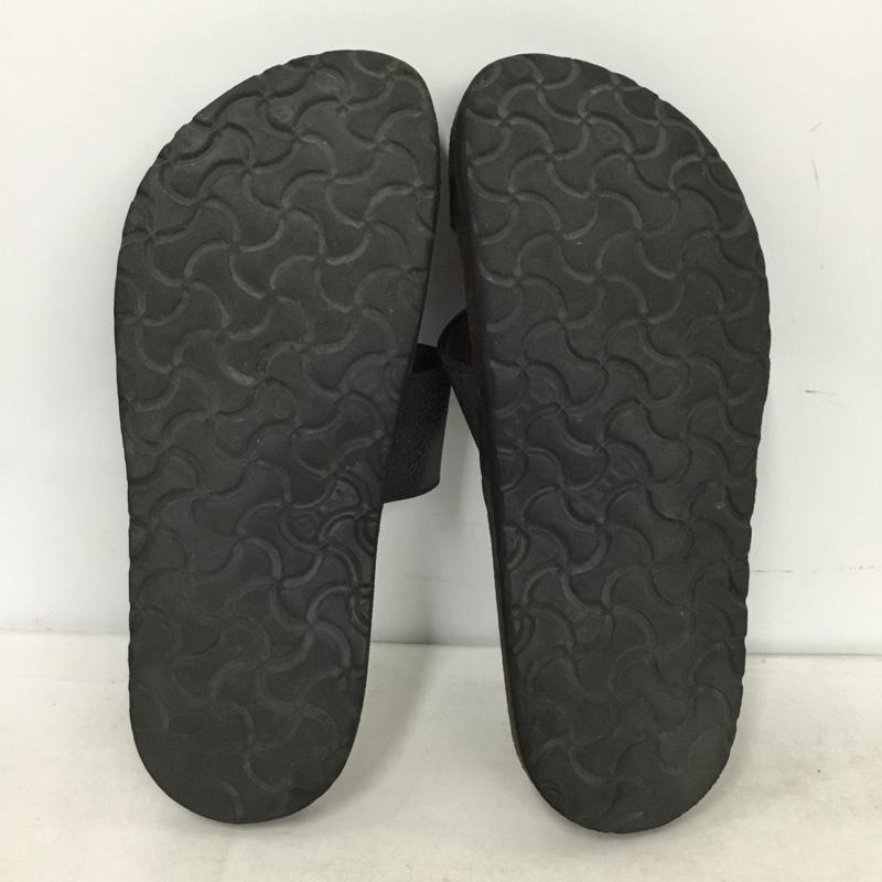 ユッタニューマン JUTTA NEUMANN サンダル サンダル レザー D8 無地 黒 / ブラック / black メンズ USED 古着 中古 10157466