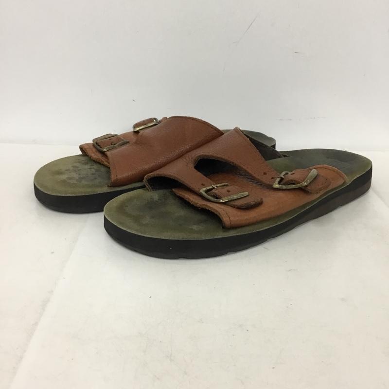 サンダルマン THE SANDALMAN サンダル サンダル レザー 10 無地 茶 / ブラウン / brown メンズ USED 古着 中古 10157469