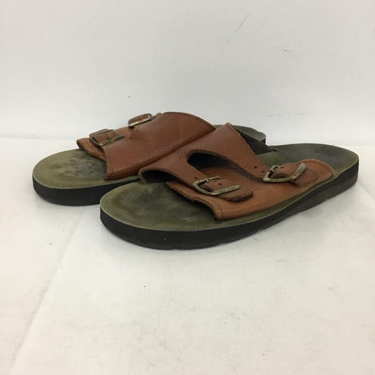 サンダルマン THE SANDALMAN サンダル サンダル レザー 10 無地 茶 / ブラウン / brown メンズ USED 古着 中古 10157469