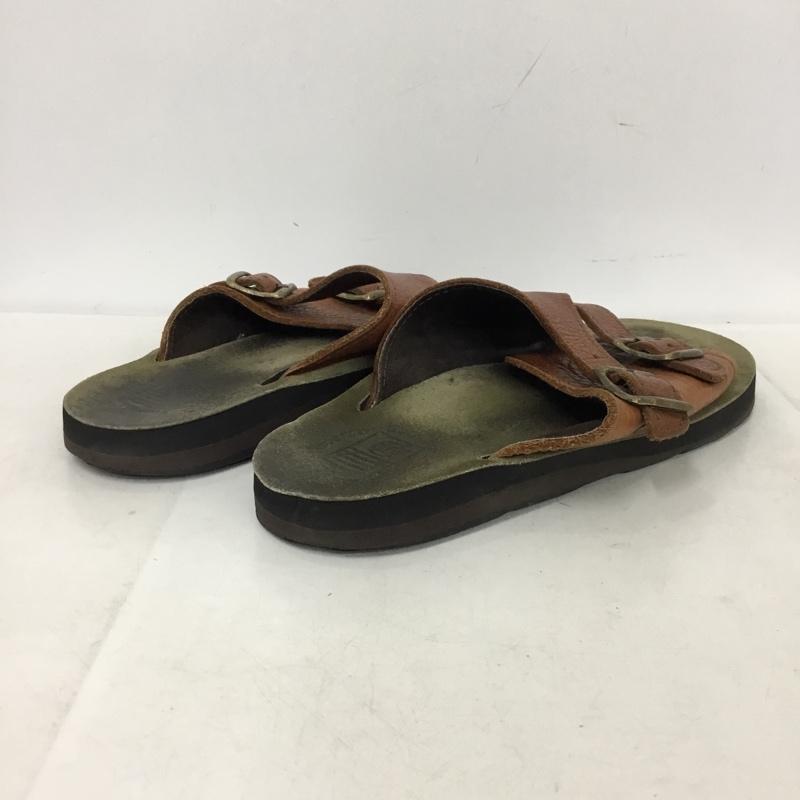 サンダルマン THE SANDALMAN サンダル サンダル レザー 10 無地 茶 / ブラウン / brown メンズ USED 古着 中古 10157469