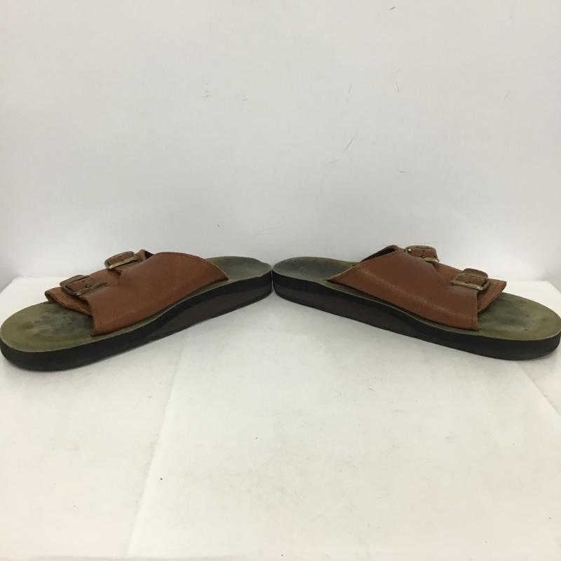 サンダルマン THE SANDALMAN サンダル サンダル レザー 10 無地 茶 / ブラウン / brown メンズ USED 古着 中古 10157469