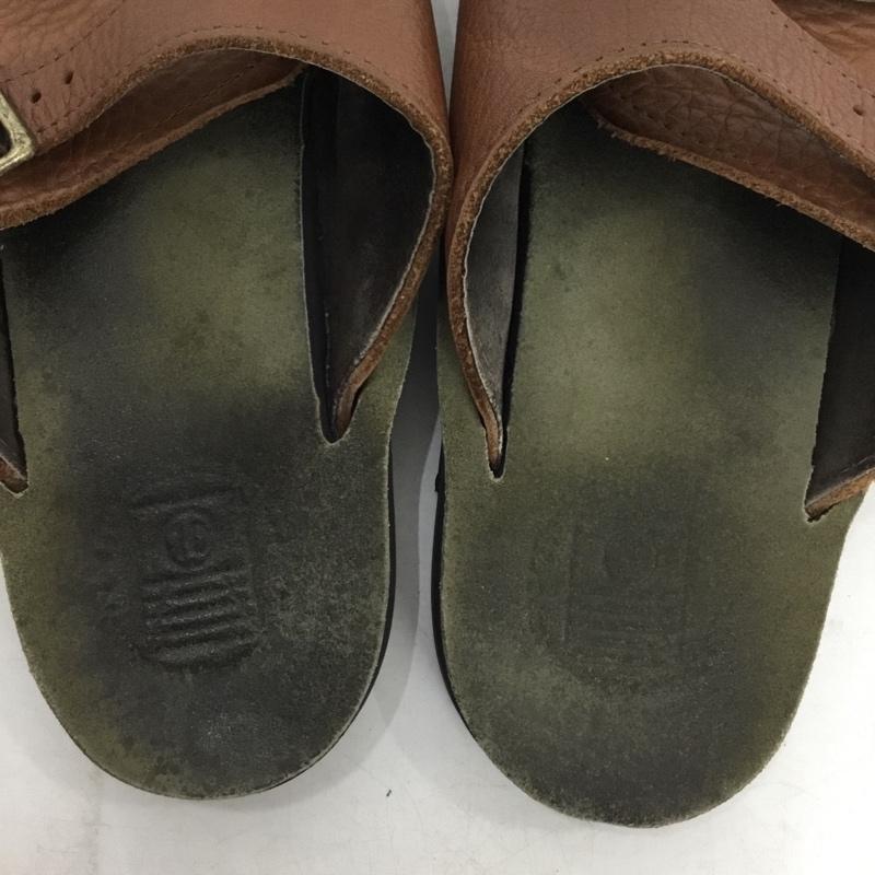 サンダルマン THE SANDALMAN サンダル サンダル レザー 10 無地 茶 / ブラウン / brown メンズ USED 古着 中古 10157469
