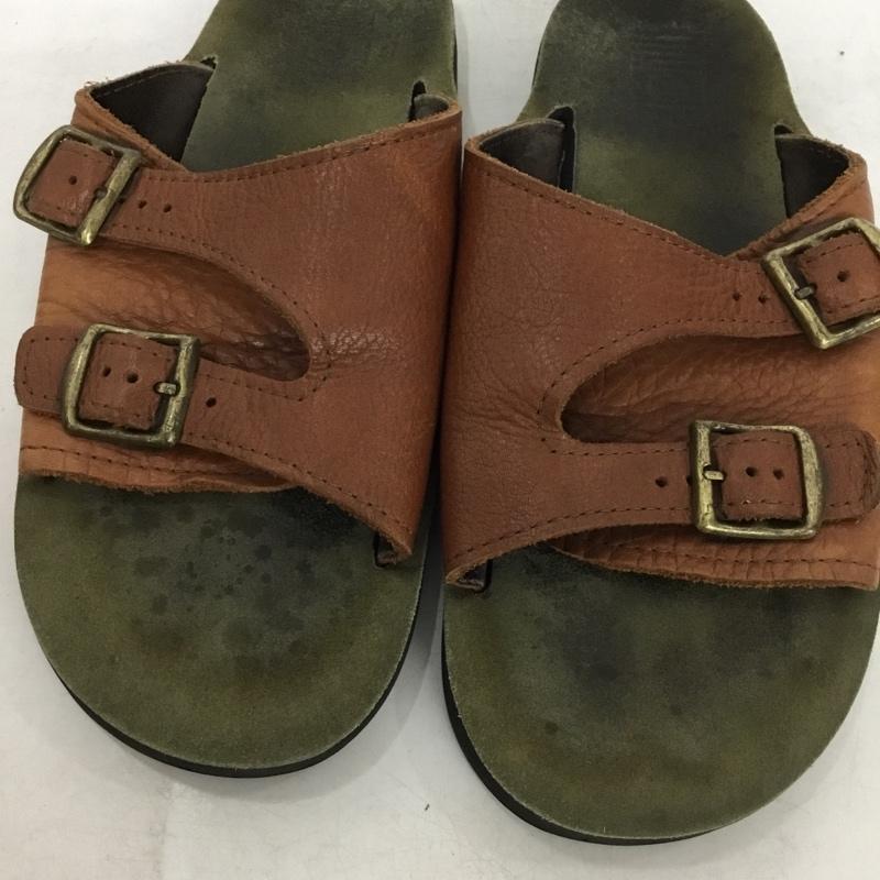 サンダルマン THE SANDALMAN サンダル サンダル レザー 10 無地 茶 / ブラウン / brown メンズ USED 古着 中古 10157469