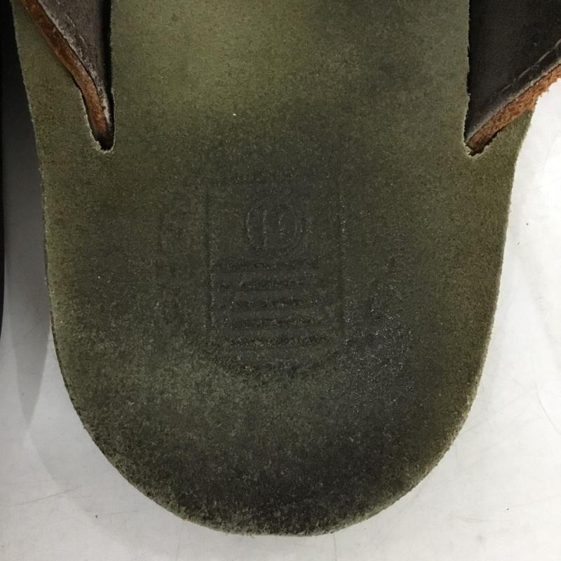 サンダルマン THE SANDALMAN サンダル サンダル レザー 10 無地 茶 / ブラウン / brown メンズ USED 古着 中古 10157469
