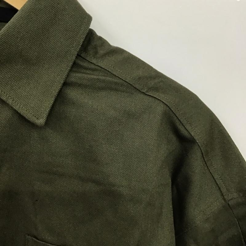 ジーナシス JEANASIS ジャケット、上着 ジャケット、ブレザー リネンタックスリーブジャケット タグ付 FREE 無地 カーキ / カーキ / khaki レディース USED 古着 中古 10157476