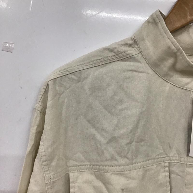 ダブルクローゼット w closet シャツ、ブラウス 長袖 タグ付 0 無地 アイボリー / アイボリー / レディース USED 古着 中古 10157477