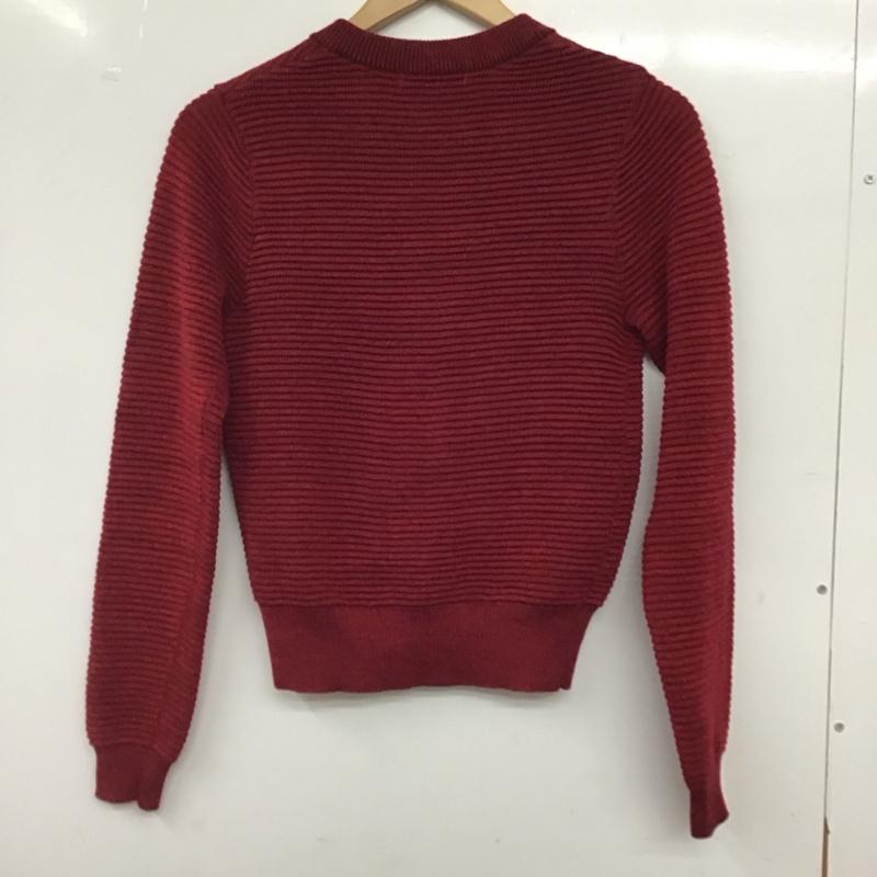 マウジー MOUSSY カーディガン 長袖 FREE 無地 赤 / レッド / red レディース USED 古着 中古 10157478