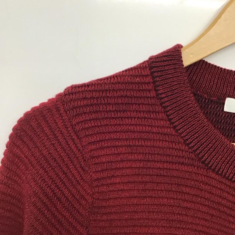 マウジー MOUSSY カーディガン 長袖 FREE 無地 赤 / レッド / red レディース USED 古着 中古 10157478