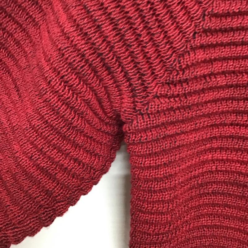 マウジー MOUSSY カーディガン 長袖 FREE 無地 赤 / レッド / red レディース USED 古着 中古 10157478