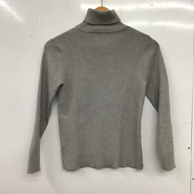ザラ ZARA ニット、セーター 長袖 タートルネック 150cm 無地 灰 / グレー / gray ガールズ USED 古着 中古 10157479
