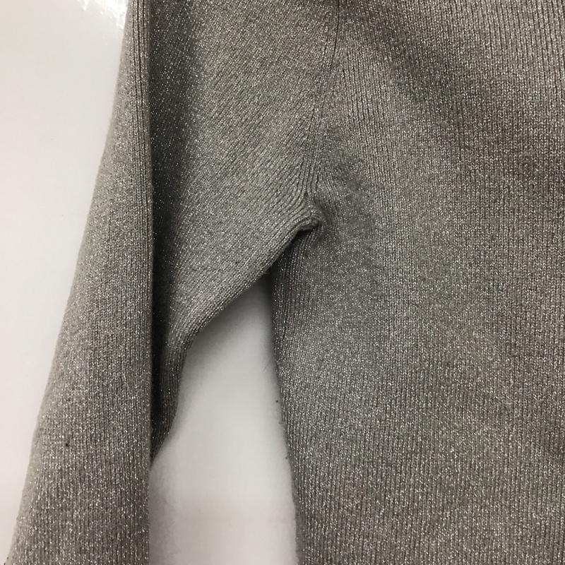 ザラ ZARA ニット、セーター 長袖 タートルネック 150cm 無地 灰 / グレー / gray ガールズ USED 古着 中古 10157479