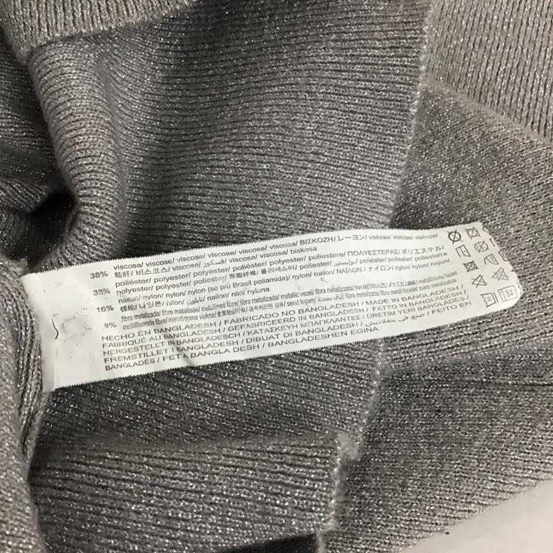 ザラ ZARA ニット、セーター 長袖 タートルネック 150cm 無地 灰 / グレー / gray ガールズ USED 古着 中古 10157479