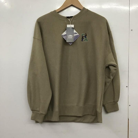 アウトドアプロダクツ OUTDOOR PRODUCTS トレーナー 長袖 タグ付 FREE 刺繍 ベージュ / ベージュ / beige レディース USED 古着 中古 10157482