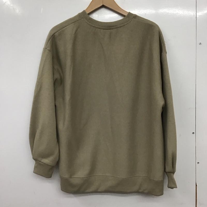 アウトドアプロダクツ OUTDOOR PRODUCTS トレーナー 長袖 タグ付 FREE 刺繍 ベージュ / ベージュ / beige レディース USED 古着 中古 10157482