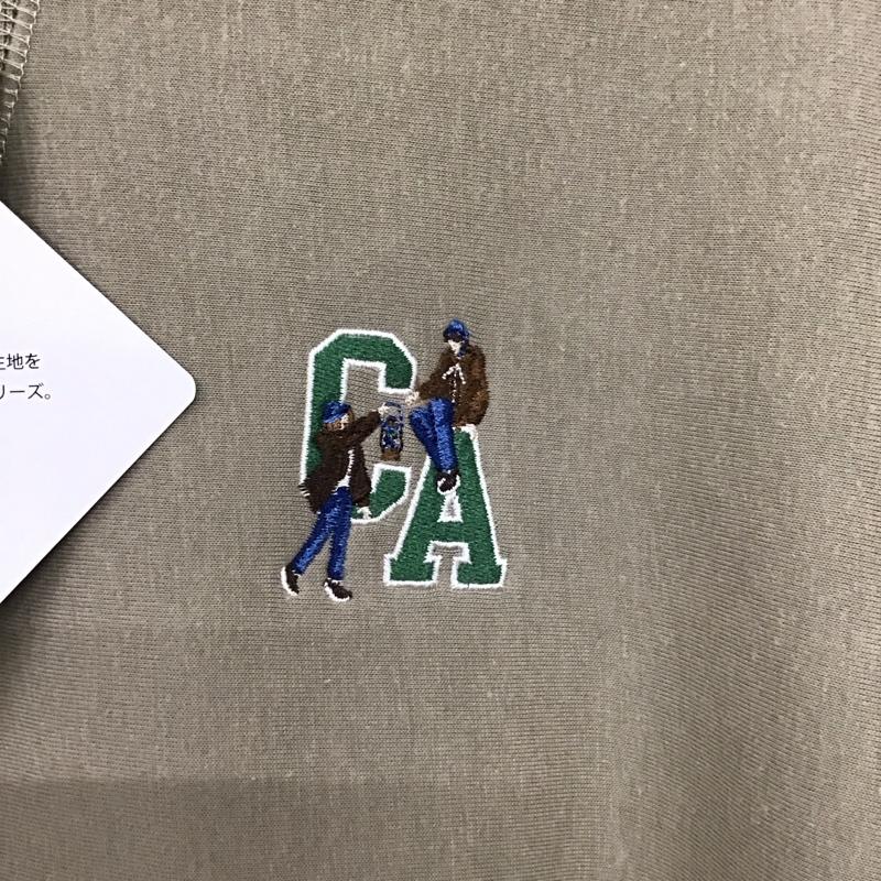 アウトドアプロダクツ OUTDOOR PRODUCTS トレーナー 長袖 タグ付 FREE 刺繍 ベージュ / ベージュ / beige レディース USED 古着 中古 10157482