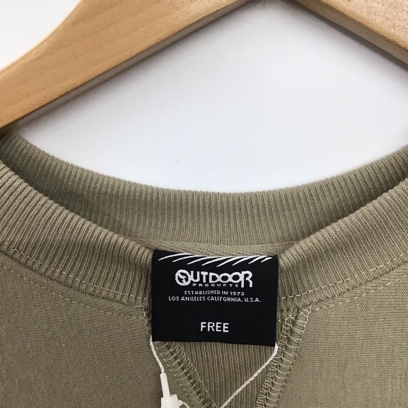 アウトドアプロダクツ OUTDOOR PRODUCTS トレーナー 長袖 タグ付 FREE 刺繍 ベージュ / ベージュ / beige レディース USED 古着 中古 10157482