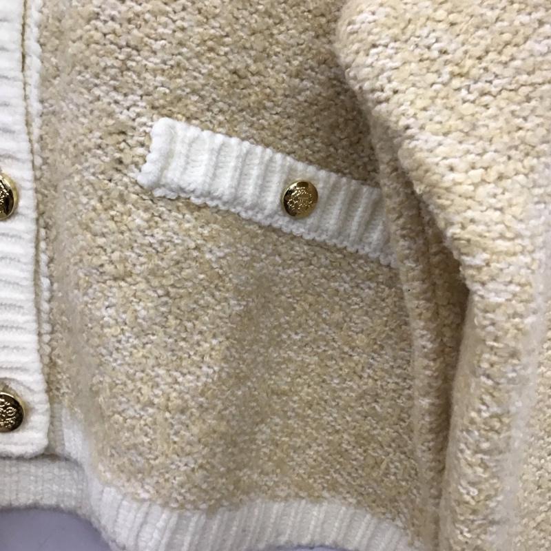 ローリーズファーム LOWRYS FARM カーディガン 長袖 FREE 無地 ベージュ / ベージュ / beige レディース USED 古着 中古 10157483