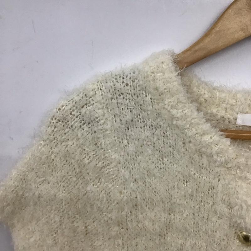 チコ CHICO カーディガン 半袖 FREE 無地 白 / ホワイト / white レディース USED 古着 中古 10157484