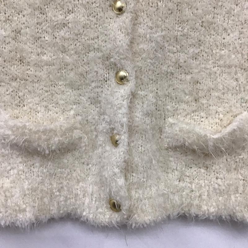 チコ CHICO カーディガン 半袖 FREE 無地 白 / ホワイト / white レディース USED 古着 中古 10157484
