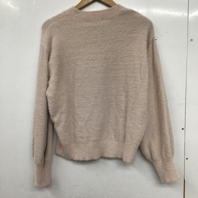 アースミュージックアンドエコロジー earth music&ecology ニット、セーター 長袖 FREE 無地 桃 / ピンク / pink レディース USED 古着 中古 10157487