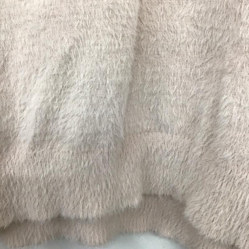 アースミュージックアンドエコロジー earth music&ecology ニット、セーター 長袖 FREE 無地 桃 / ピンク / pink レディース USED 古着 中古 10157487