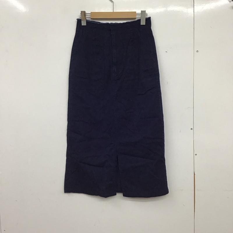 フリーズマート FREE S MART スカート ロングスカート M 無地 インディゴ / インディゴ / Indigo レディース USED 古着 中古 10157490