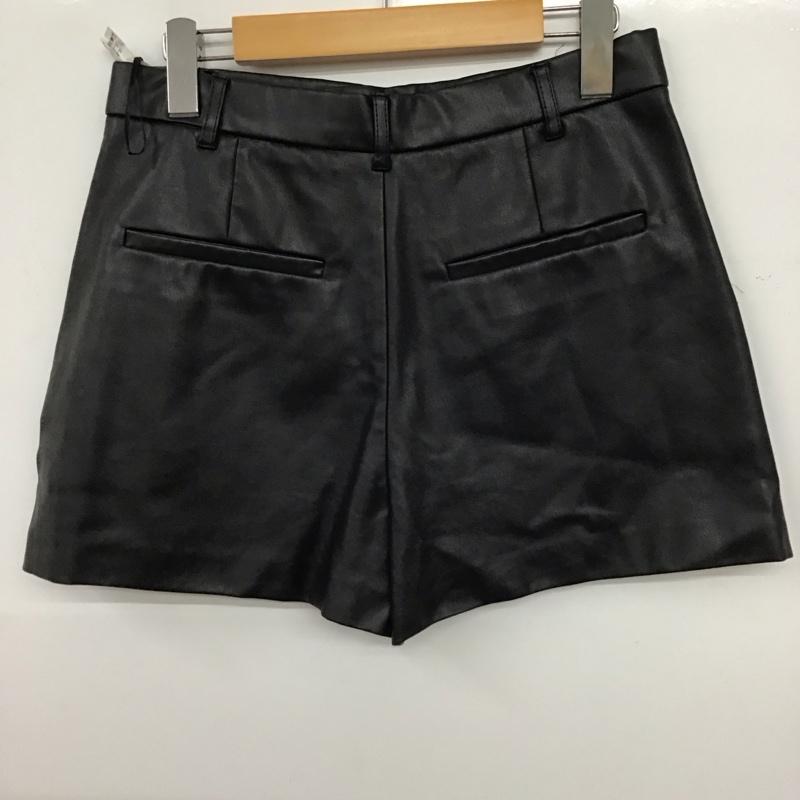 ザラ ZARA パンツ ショートパンツ M 無地 黒 / ブラック / black レディース USED 古着 中古 10157493