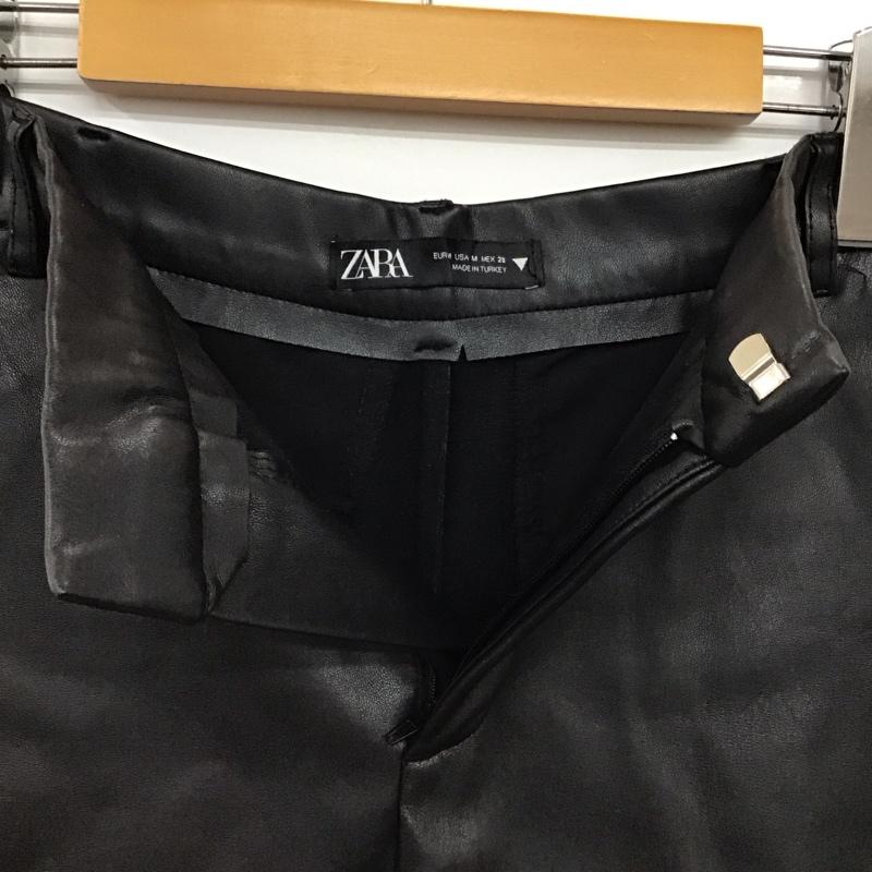 ザラ ZARA パンツ ショートパンツ M 無地 黒 / ブラック / black レディース USED 古着 中古 10157493