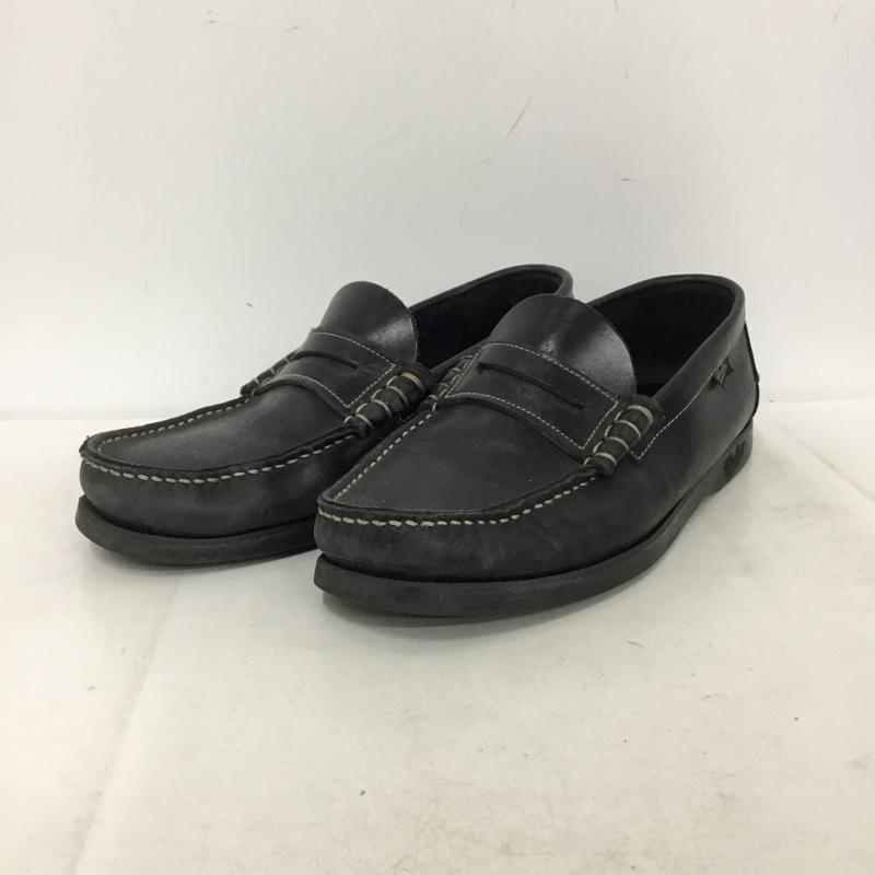 パラブーツ Paraboot ローファー ローファー レザー 無地 黒 / ブラック / black メンズ USED 古着 中古 10157495
