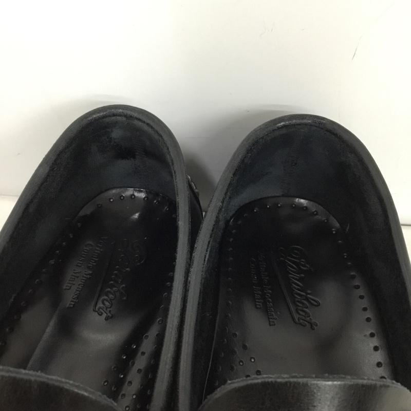 パラブーツ Paraboot ローファー ローファー レザー 無地 黒 / ブラック / black メンズ USED 古着 中古 10157495
