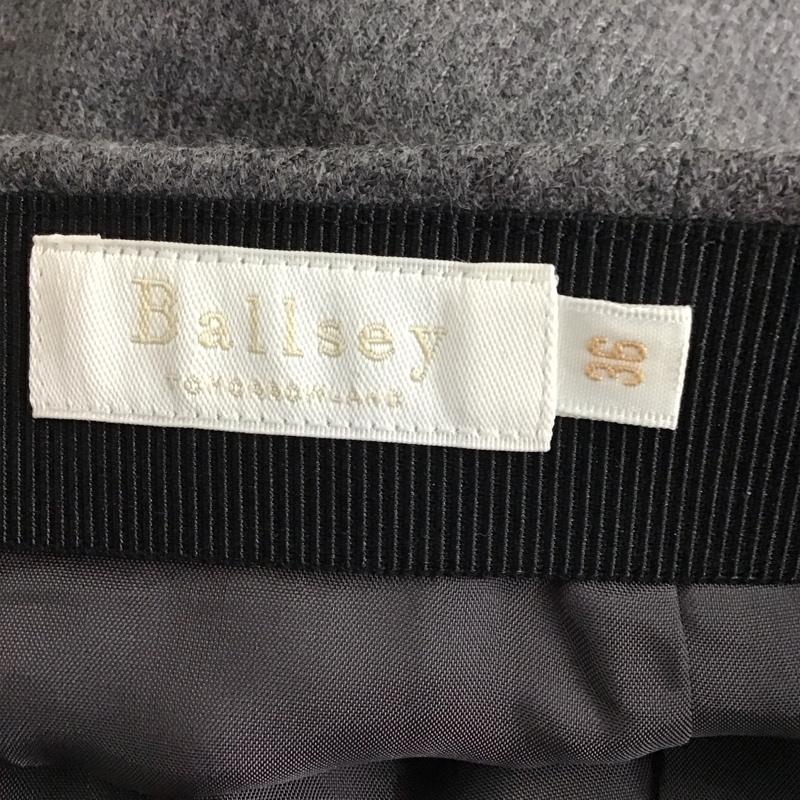 ボールジィ BALLSEY スカート ミニスカート 36 無地 灰 / グレー / gray レディース USED 古着 中古 10157496