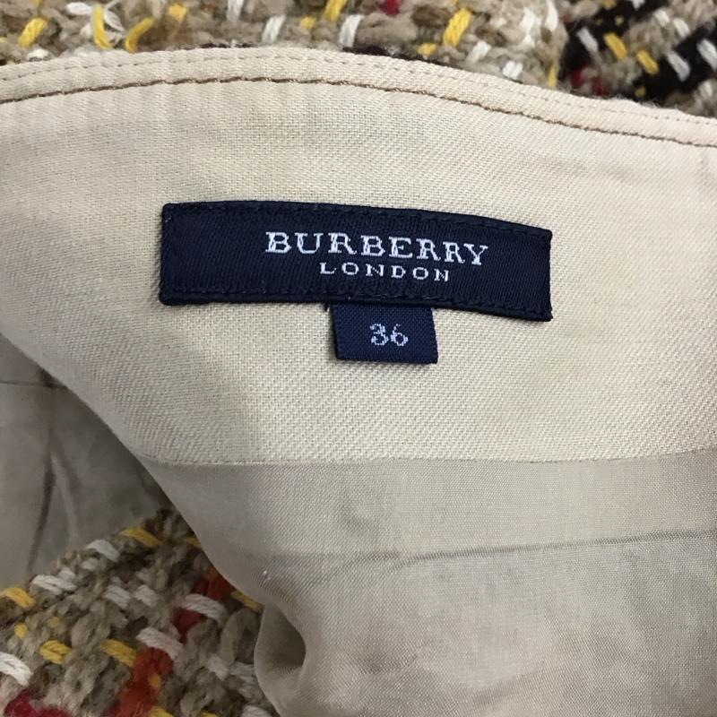 バーバリー BURBERRY スカート ミニスカート 36 チェック マルチカラー / マルチカラー / multicolor レディース USED 古着 中古 10157497