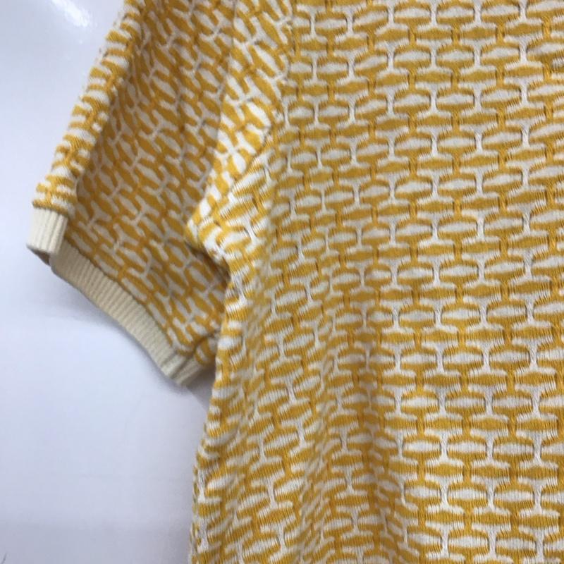 ザラ ZARA ポロシャツ 半袖 L  黄 / イエロー / yellow レディース USED 古着 中古 10157499