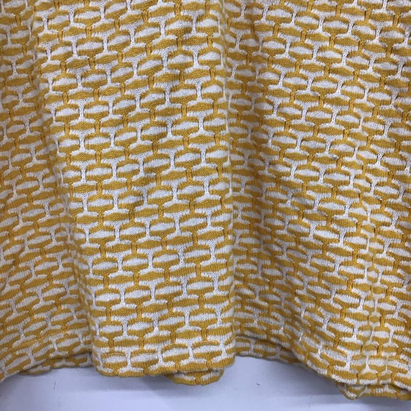 ザラ ZARA ポロシャツ 半袖 L  黄 / イエロー / yellow レディース USED 古着 中古 10157499