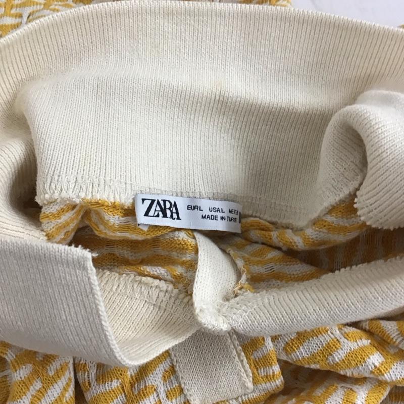 ザラ ZARA ポロシャツ 半袖 L  黄 / イエロー / yellow レディース USED 古着 中古 10157499