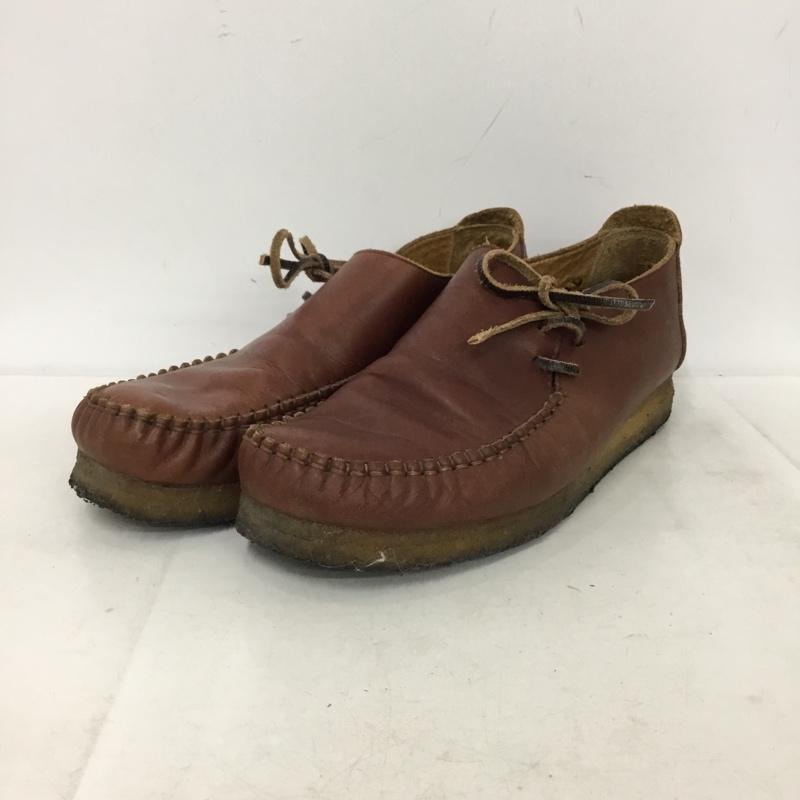 古着 USED カジュアルシューズ カジュアルシューズ レザーシューズ 27.0 27.0cm 無地 茶 / ブラウン / brown メンズ USED 古着 中古 10157501