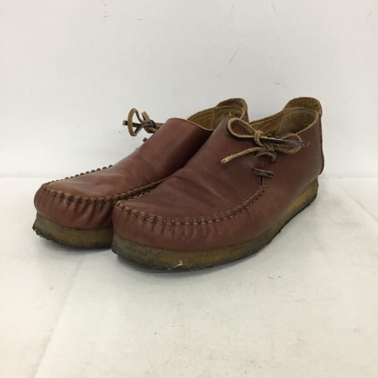 古着 USED カジュアルシューズ カジュアルシューズ レザーシューズ 27.0 27.0cm 無地 茶 / ブラウン / brown メンズ USED 古着 中古 10157501