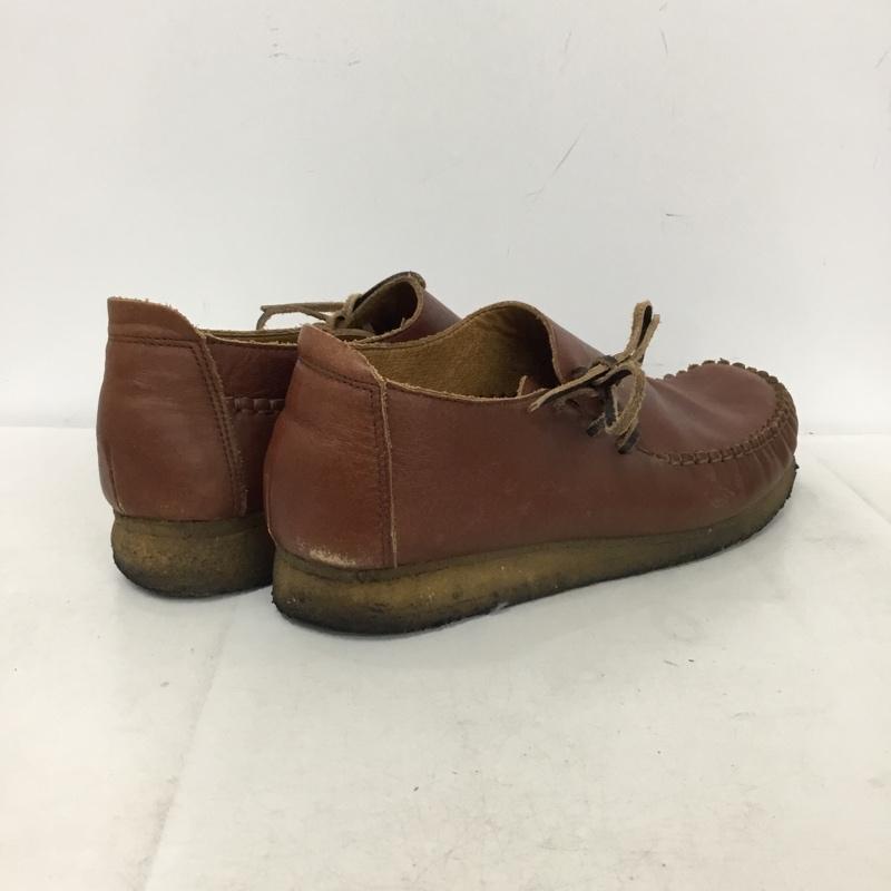 古着 USED カジュアルシューズ カジュアルシューズ レザーシューズ 27.0 27.0cm 無地 茶 / ブラウン / brown メンズ USED 古着 中古 10157501
