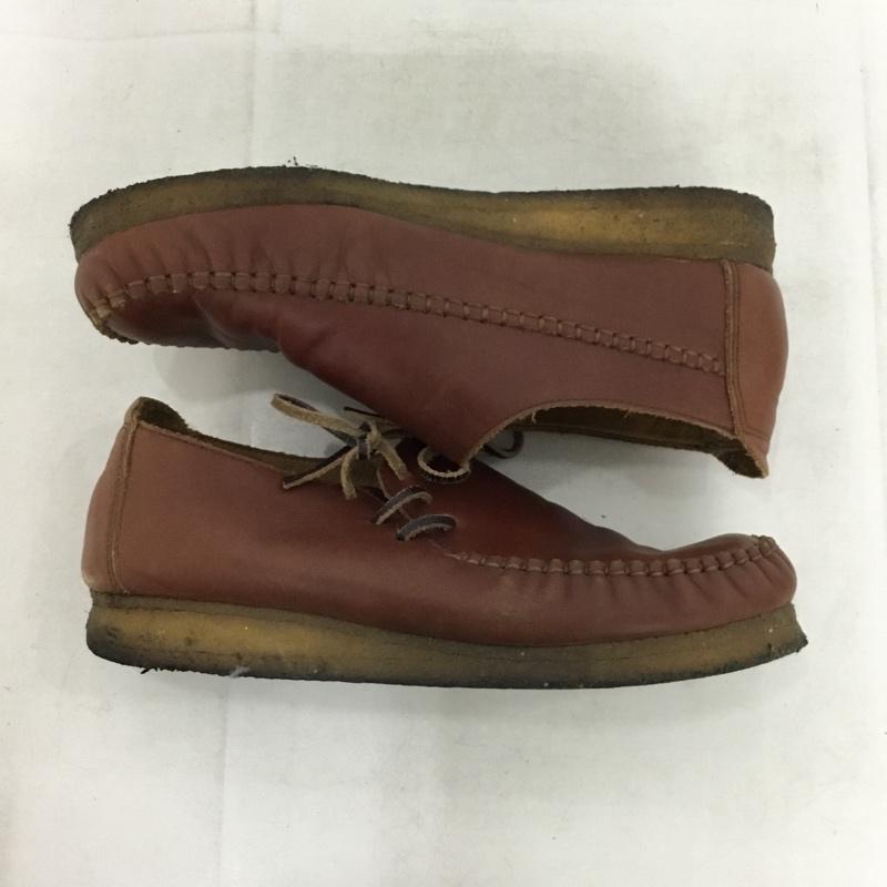 古着 USED カジュアルシューズ カジュアルシューズ レザーシューズ 27.0 27.0cm 無地 茶 / ブラウン / brown メンズ USED 古着 中古 10157501