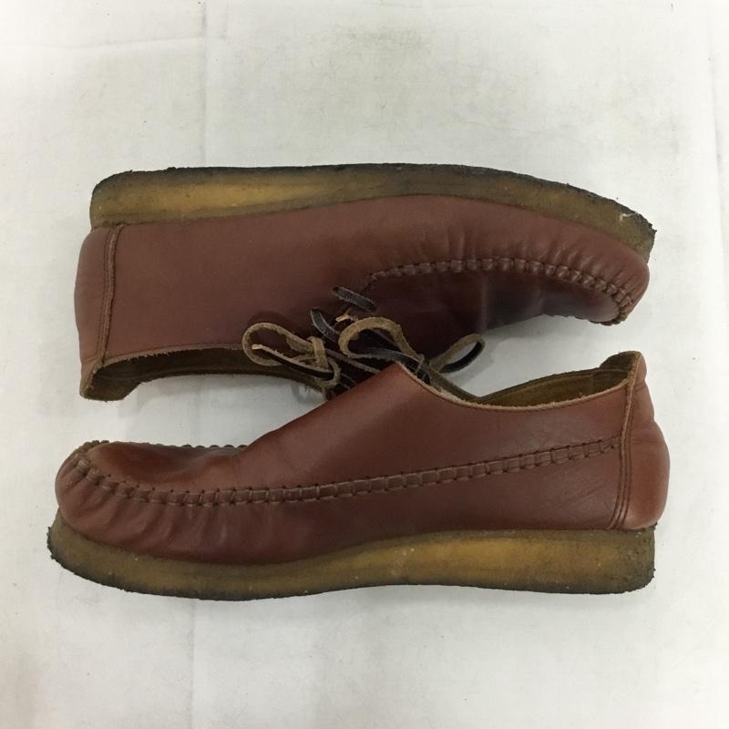 古着 USED カジュアルシューズ カジュアルシューズ レザーシューズ 27.0 27.0cm 無地 茶 / ブラウン / brown メンズ USED 古着 中古 10157501