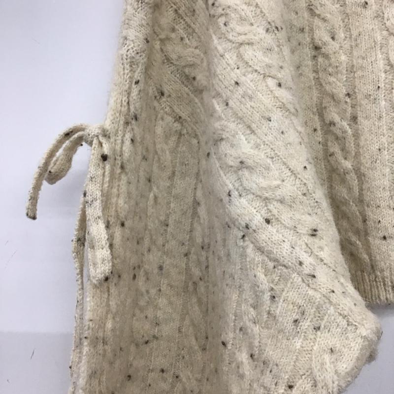 ダブルクローゼット w closet ニット、セーター 長袖 FREE 無地 ベージュ / ベージュ / beige レディース USED 古着 中古 10157505