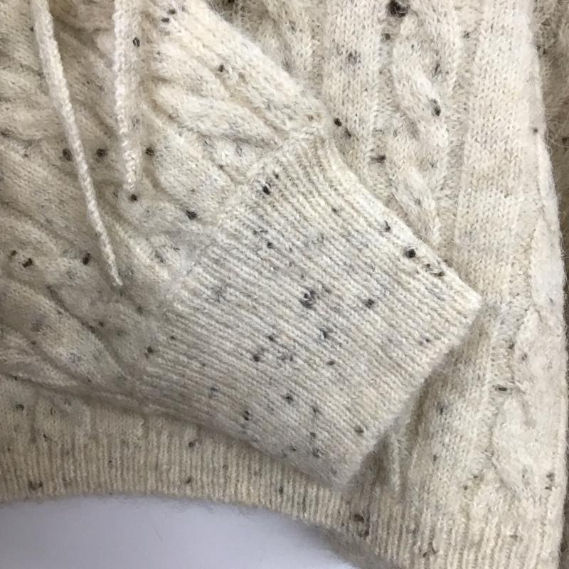 ダブルクローゼット w closet ニット、セーター 長袖 FREE 無地 ベージュ / ベージュ / beige レディース USED 古着 中古 10157505