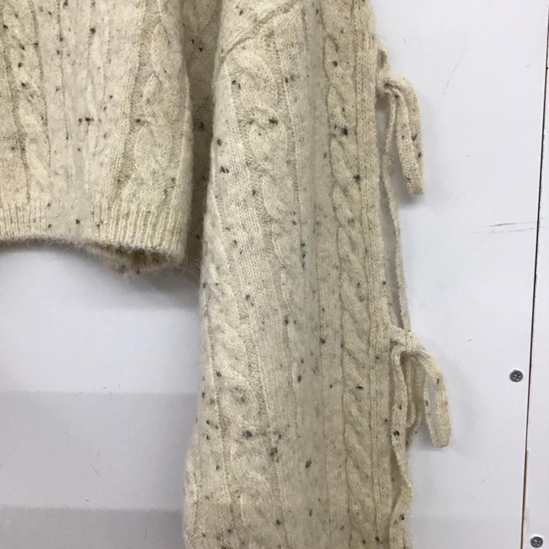 ダブルクローゼット w closet ニット、セーター 長袖 FREE 無地 ベージュ / ベージュ / beige レディース USED 古着 中古 10157505