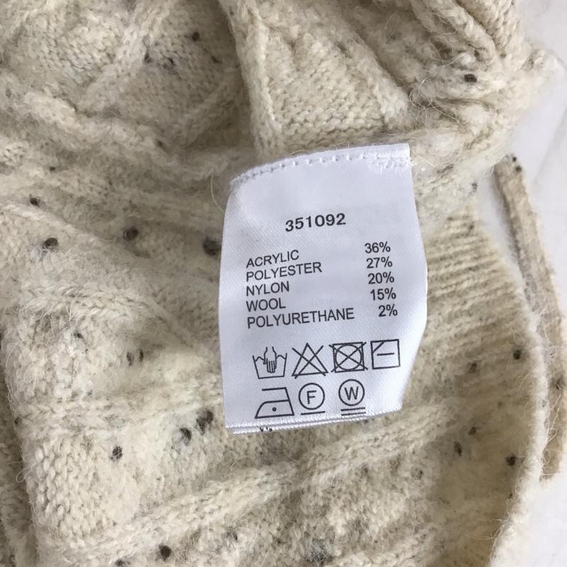 ダブルクローゼット w closet ニット、セーター 長袖 FREE 無地 ベージュ / ベージュ / beige レディース USED 古着 中古 10157505