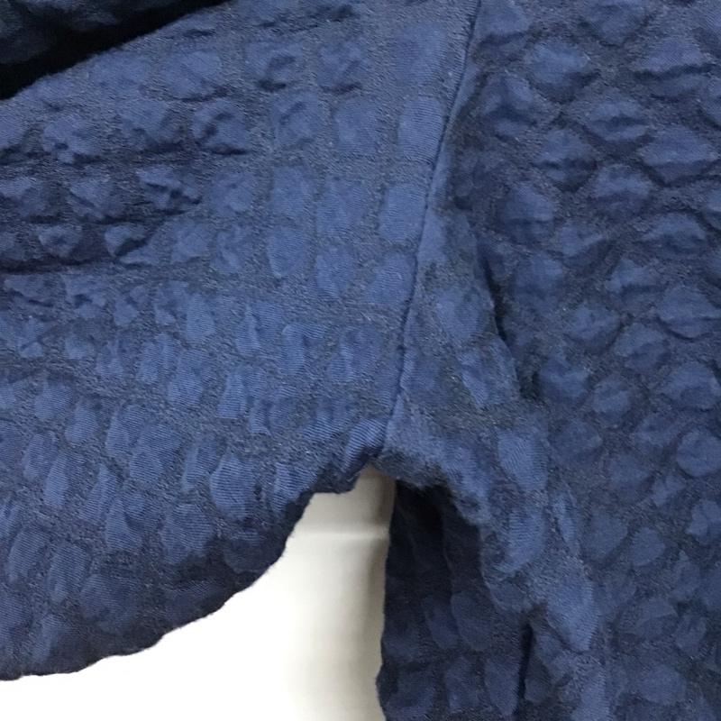ザラ ZARA カットソー 半袖 L 無地 紺 / ネイビー / navy レディース USED 古着 中古 10157510