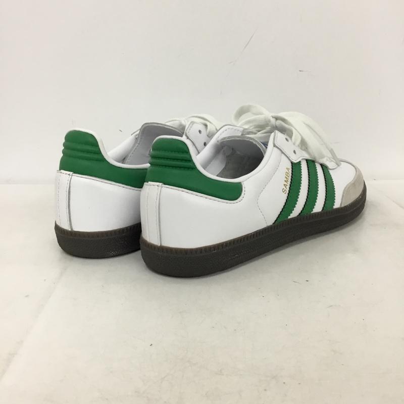 アディダス adidas スニーカー スニーカー IG1024 SAMBA OG 24.5cm 24.5cm ロゴ、文字 白 / ホワイト / white X 緑 / グリーン / green X 灰 / グレー / gray レディース USED 古着 中古 10157511
